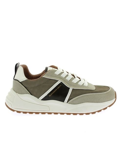 Eco Dover Man sneakers da uomo verde e grigia ALEXANDER SMITH ACBC | AEBBEDM7859LTOX